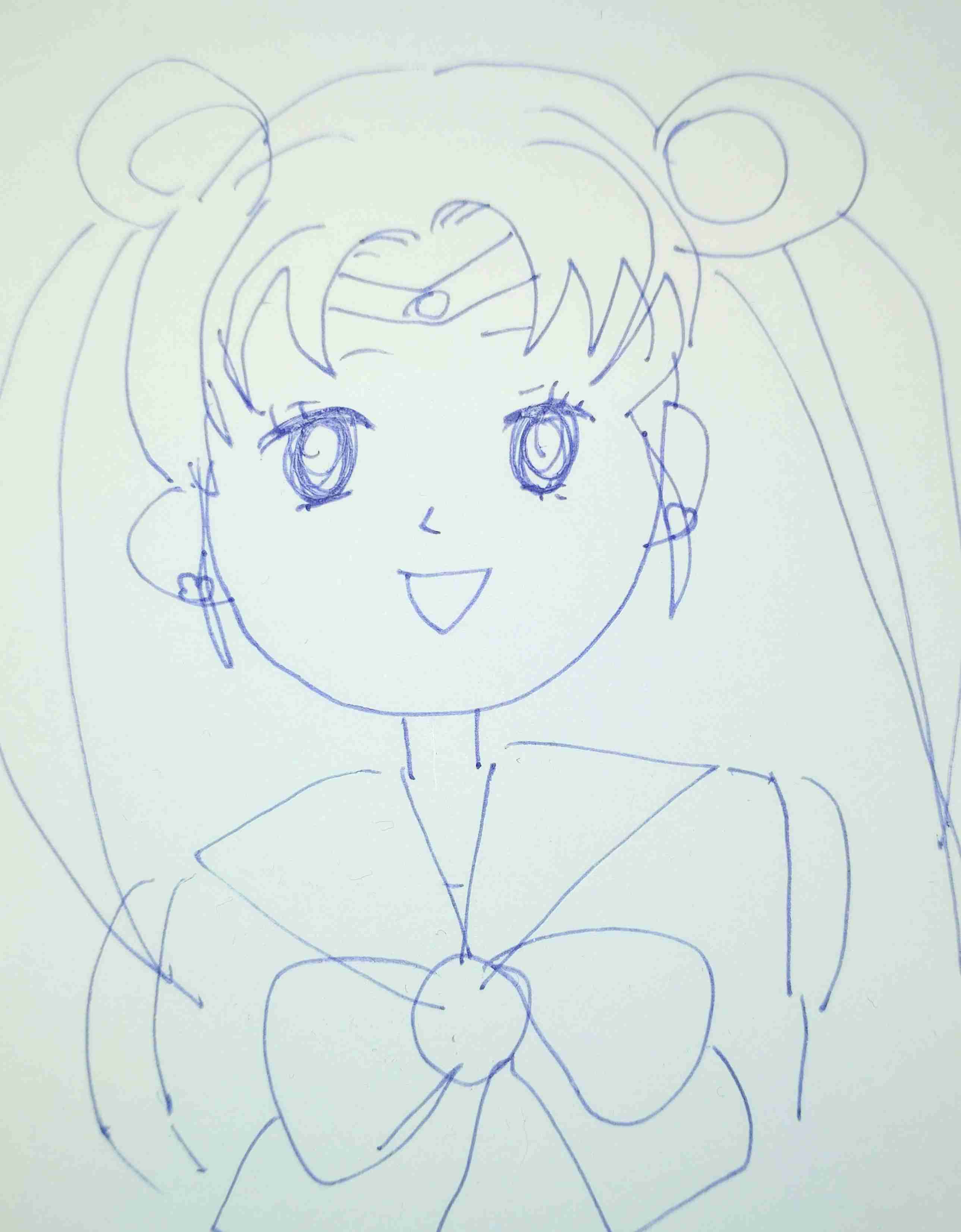 セーラームーンを何も見ないで描いてみるトピPart2