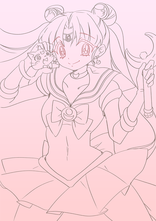 セーラームーンを何も見ないで描いてみるトピPart2