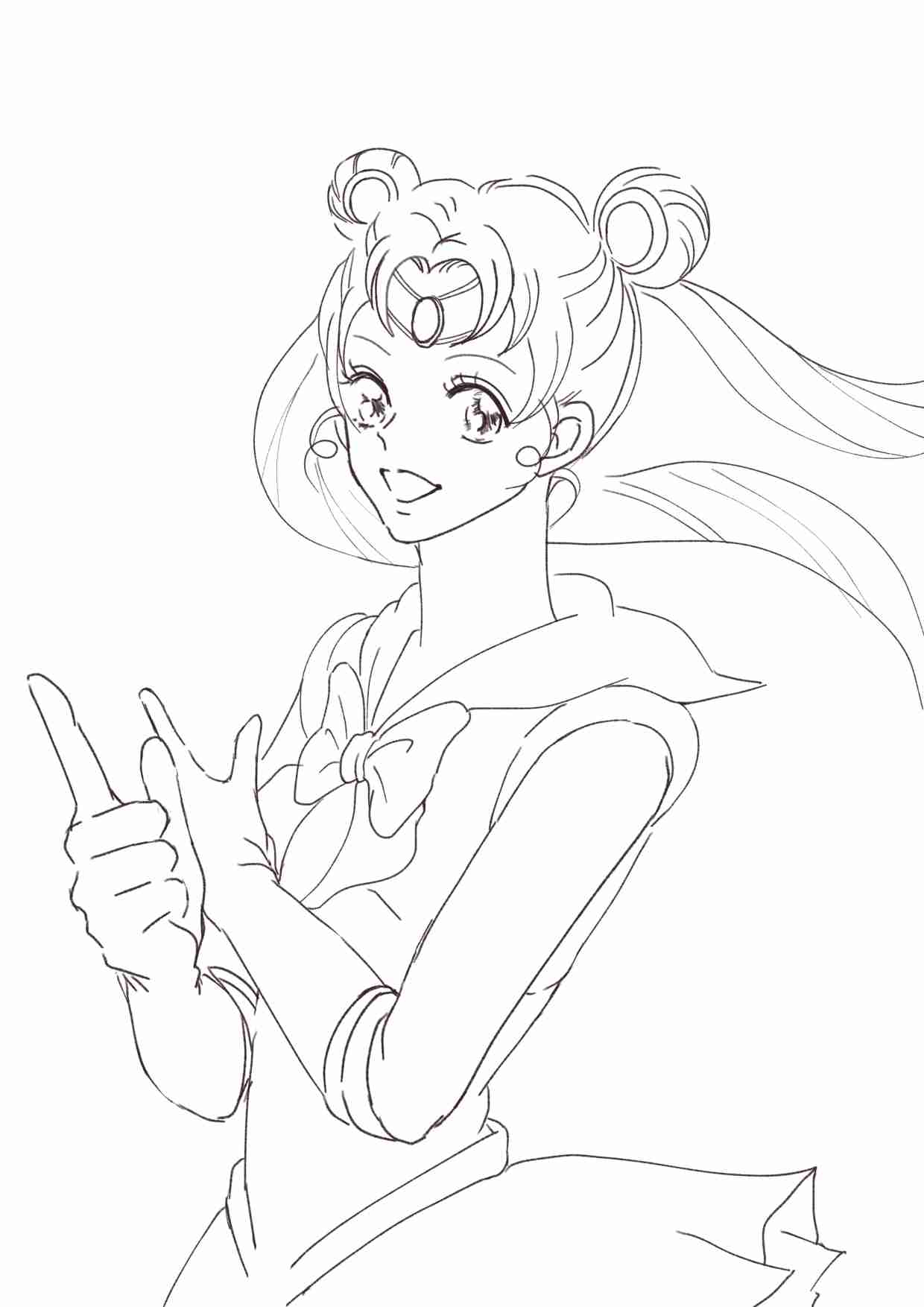 セーラームーンを何も見ないで描いてみるトピPart2