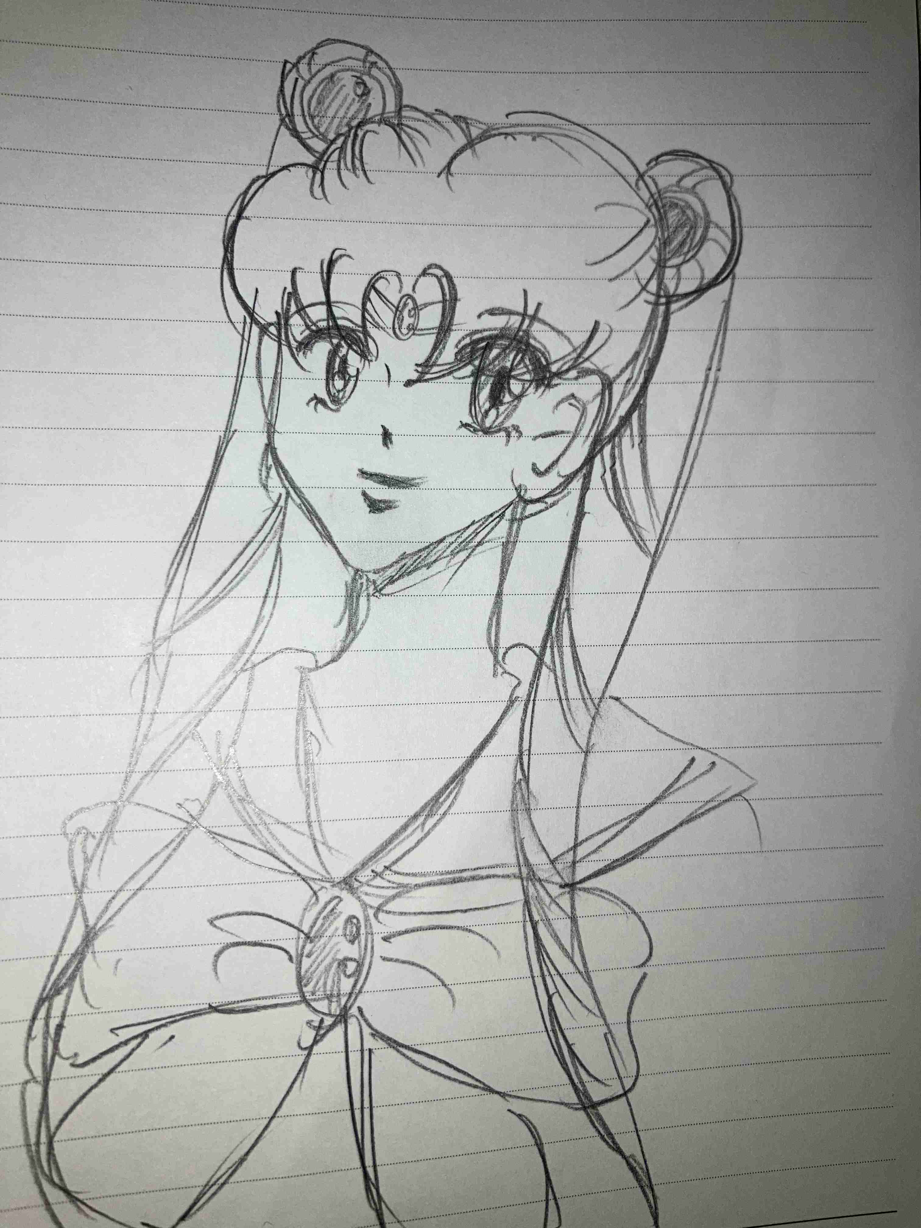 セーラームーンを何も見ないで描いてみるトピPart2