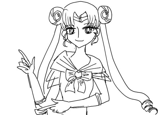 セーラームーンを何も見ないで描いてみるトピPart2