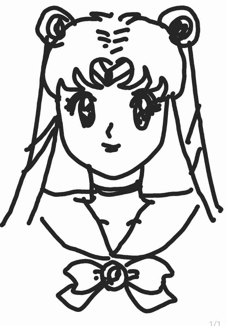 セーラームーンを何も見ないで描いてみるトピPart2