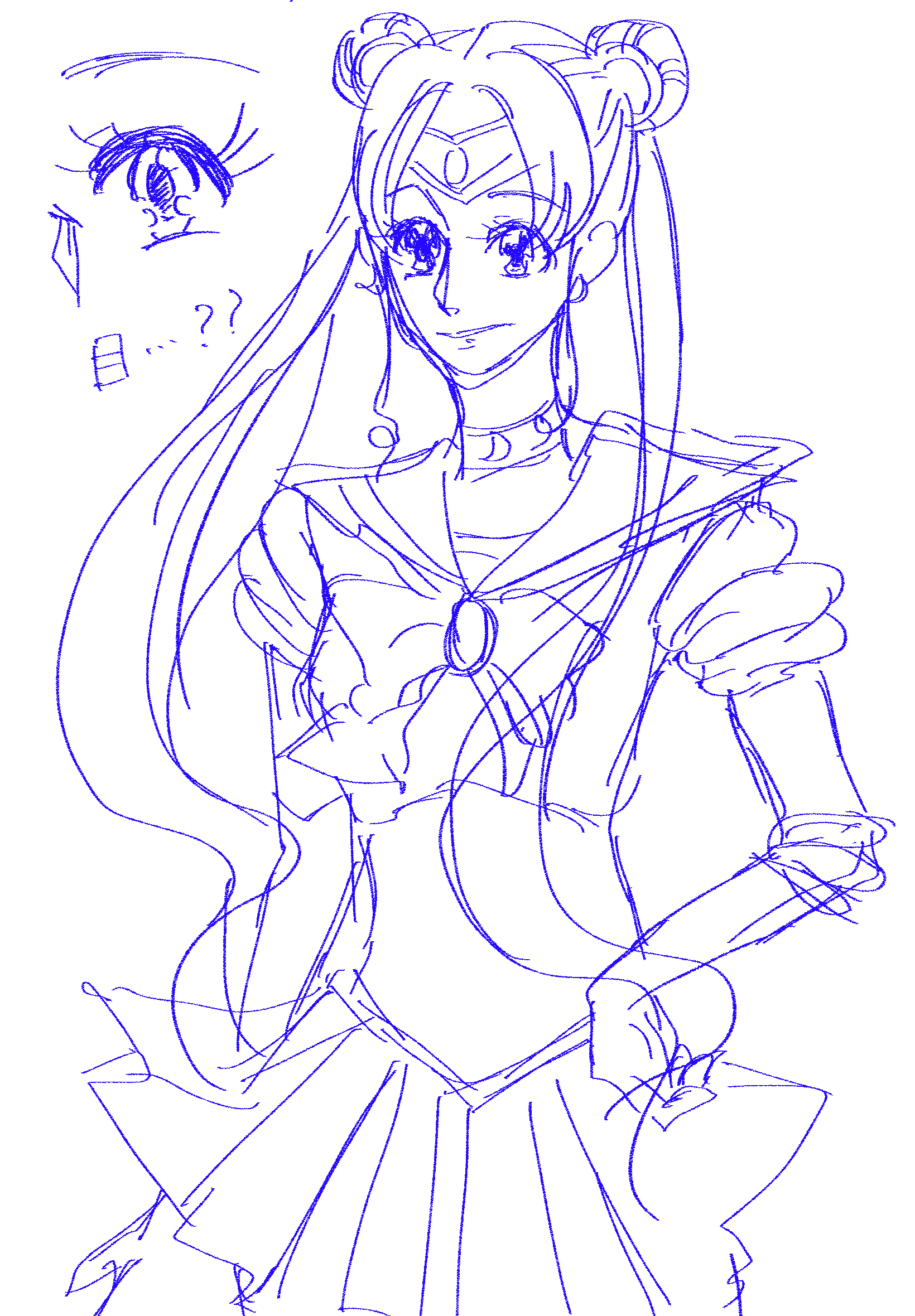 セーラームーンを何も見ないで描いてみるトピPart2
