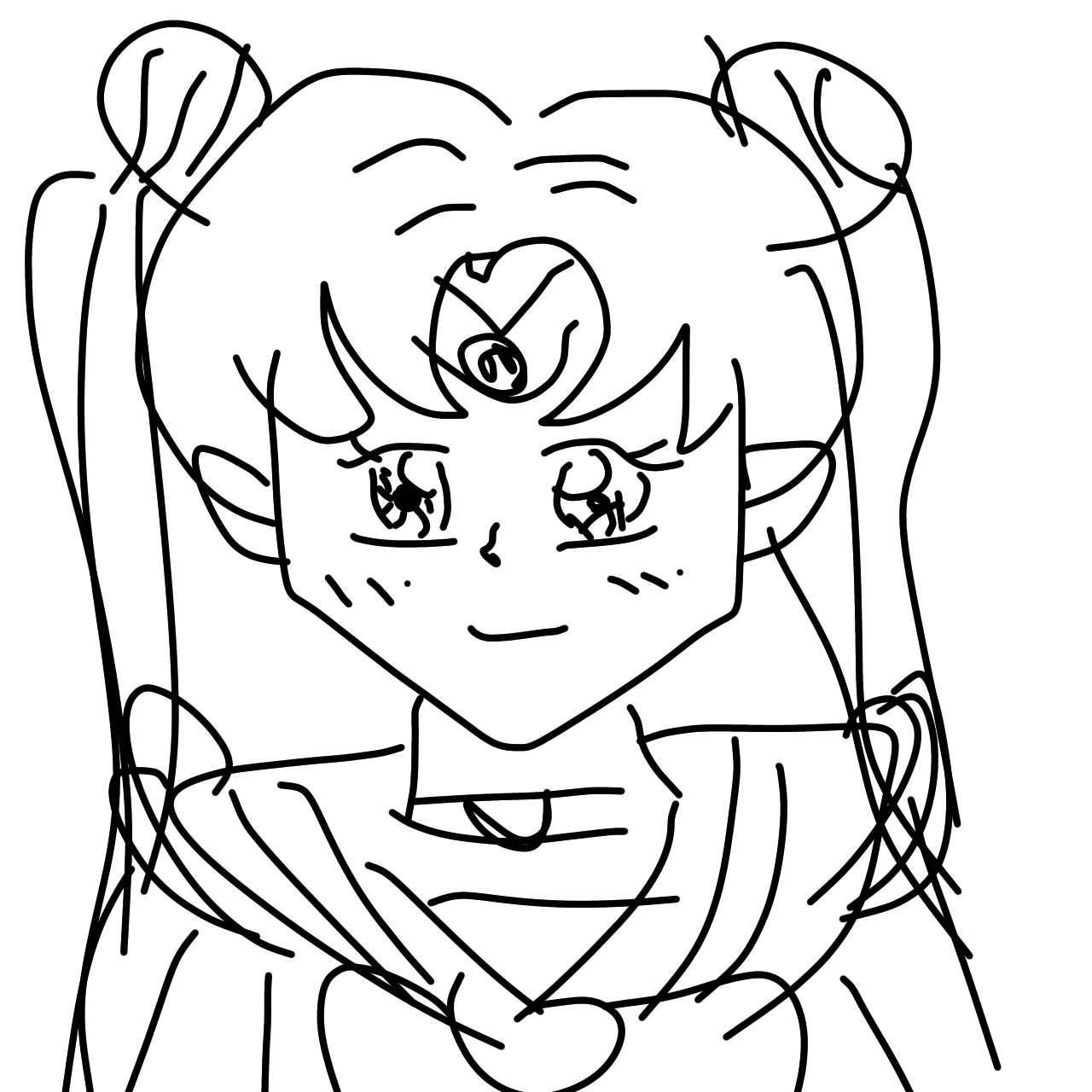 セーラームーンを何も見ないで描いてみるトピPart2
