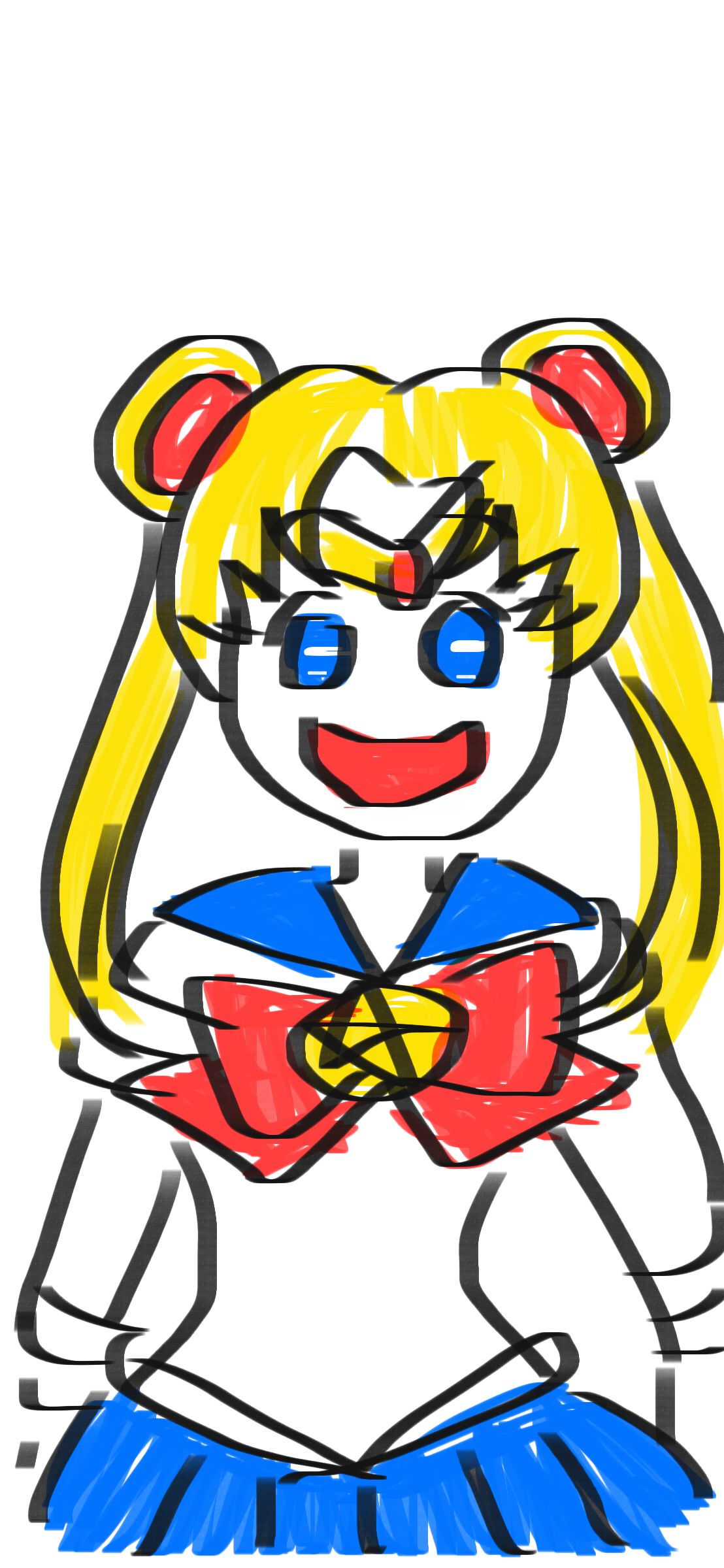 セーラームーンを何も見ないで描いてみるトピPart2