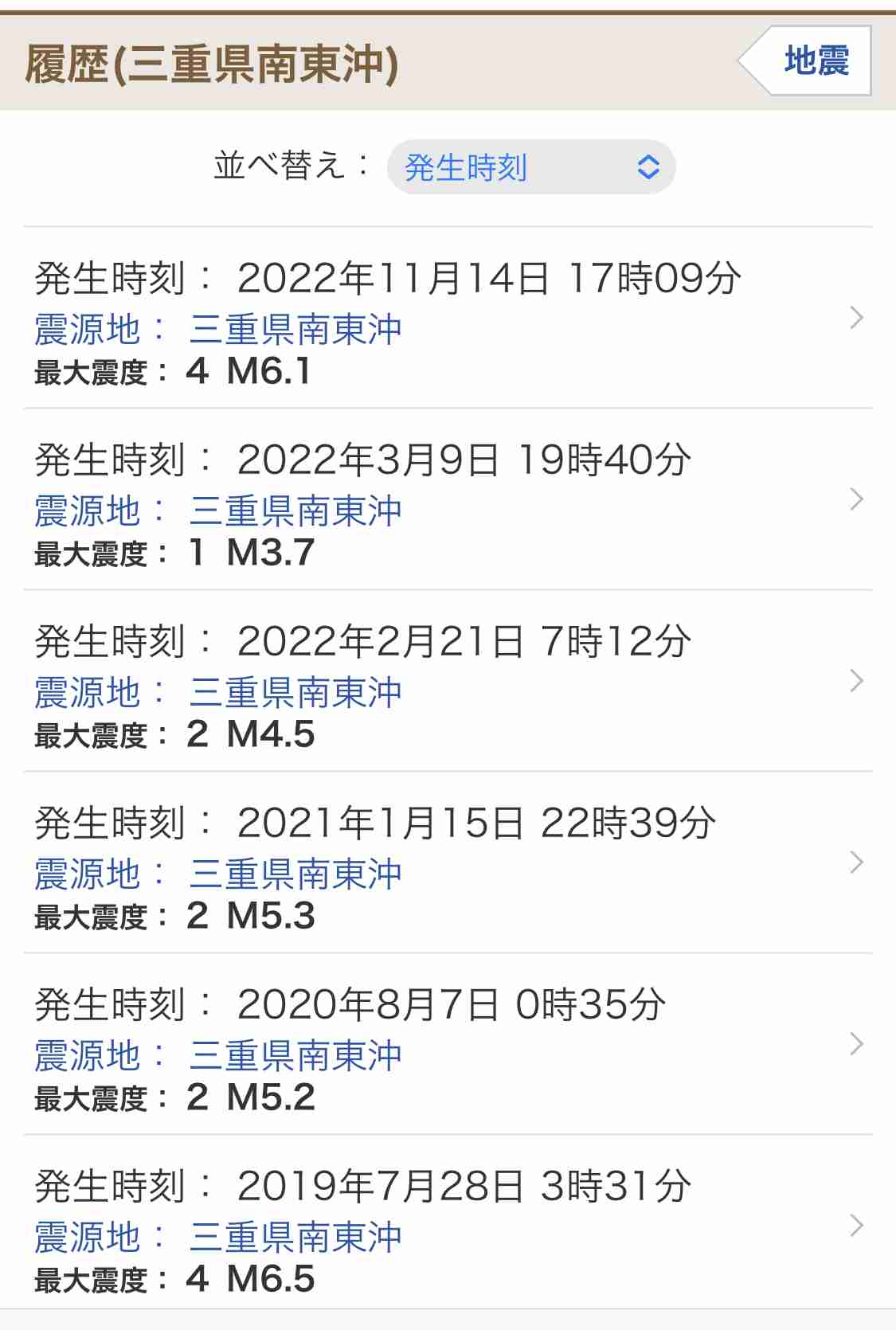 地震　福島浜通り、茨城南部で震度4