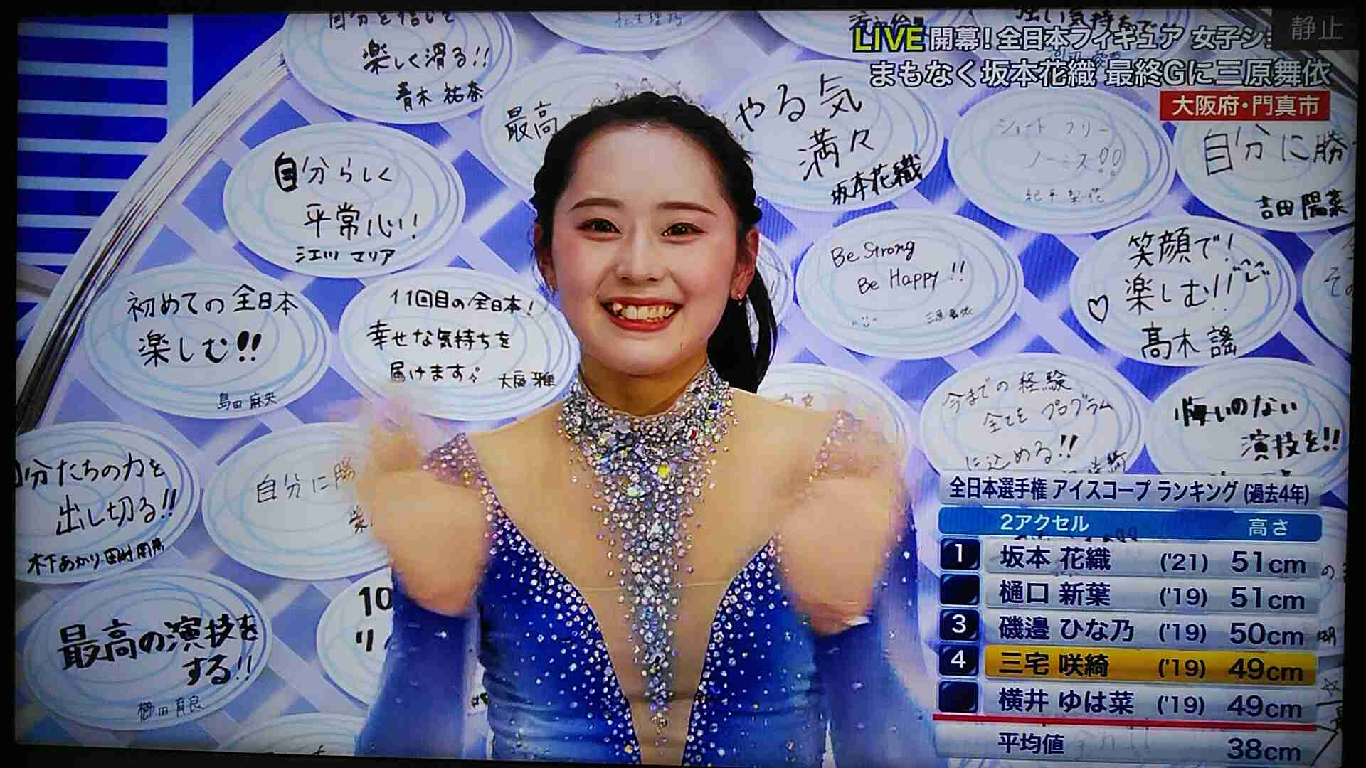 【実況・感想】全日本フィギュアスケート選手権2022 女子ショート