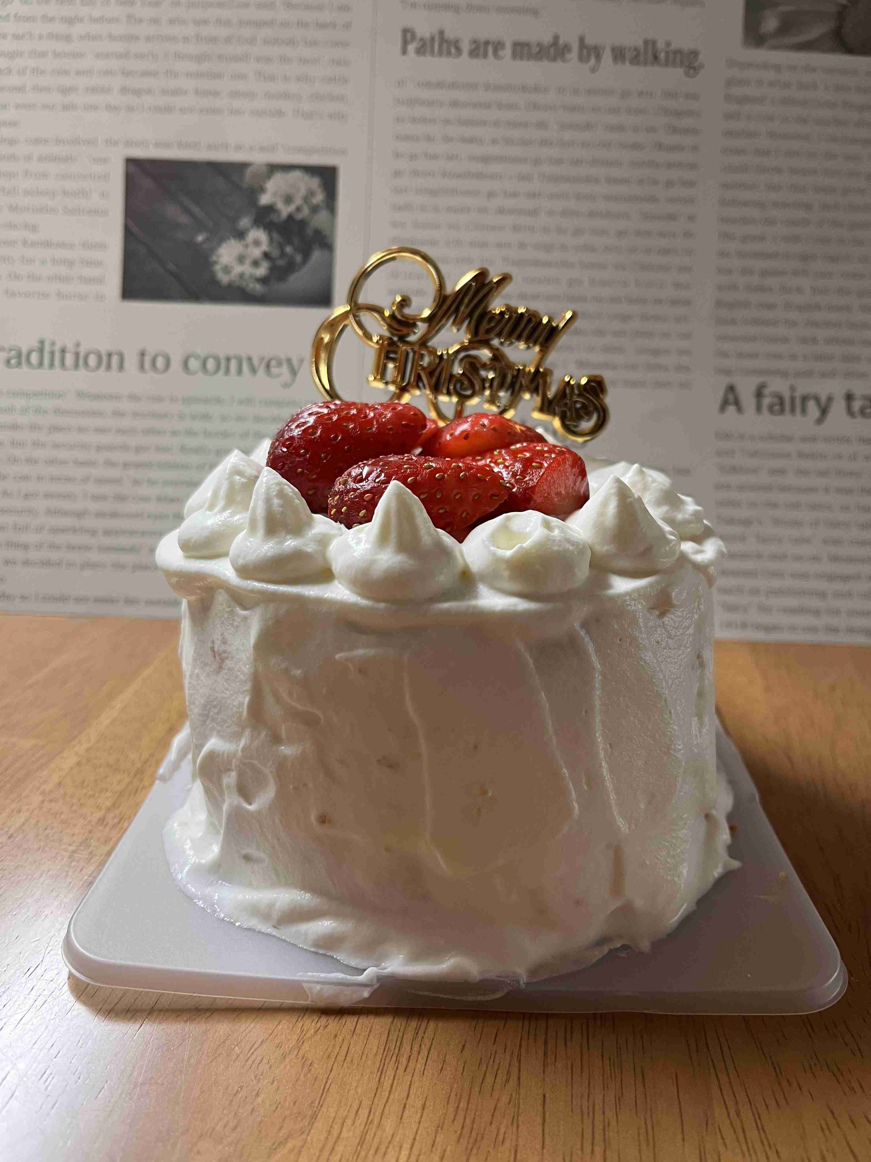 クリスマスケーキ作る派の人