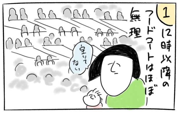 フードコートあるある