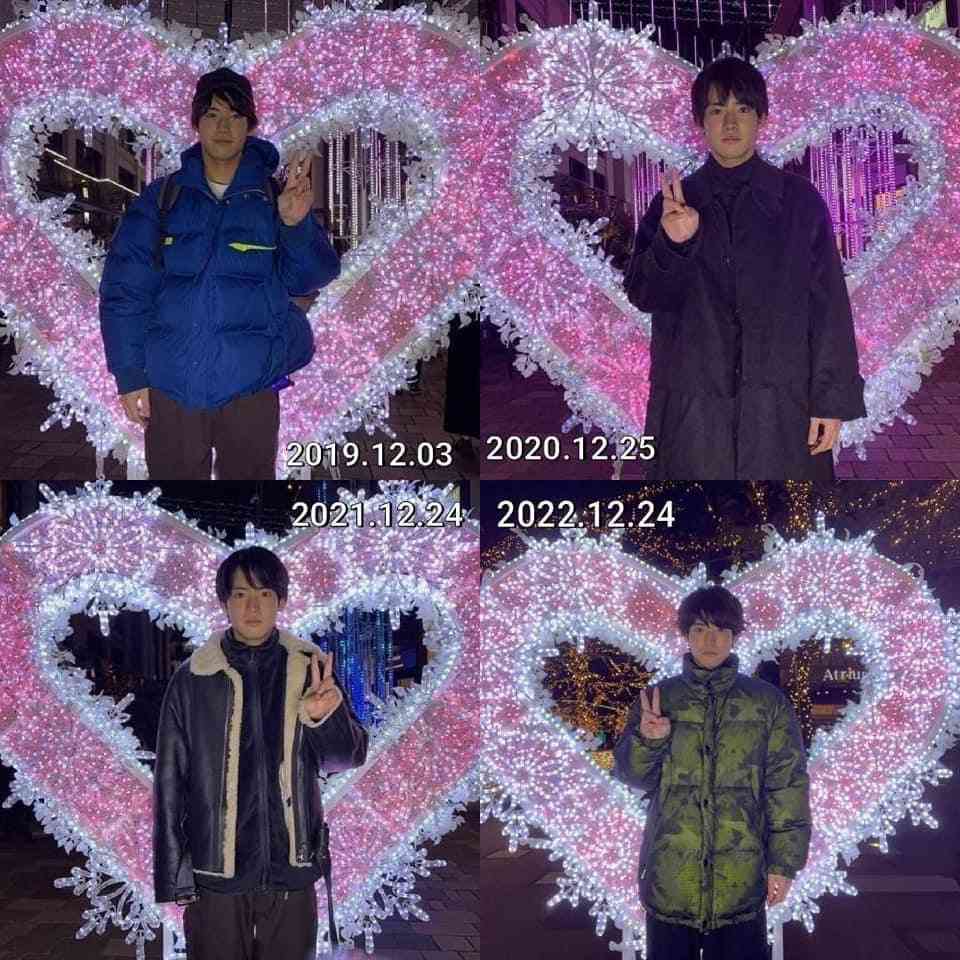 赤楚衛二、“毎年恒例”クリスマス写真撮影でハプニング「今年もありがとう」「真剣モードで可愛い」と反響続々