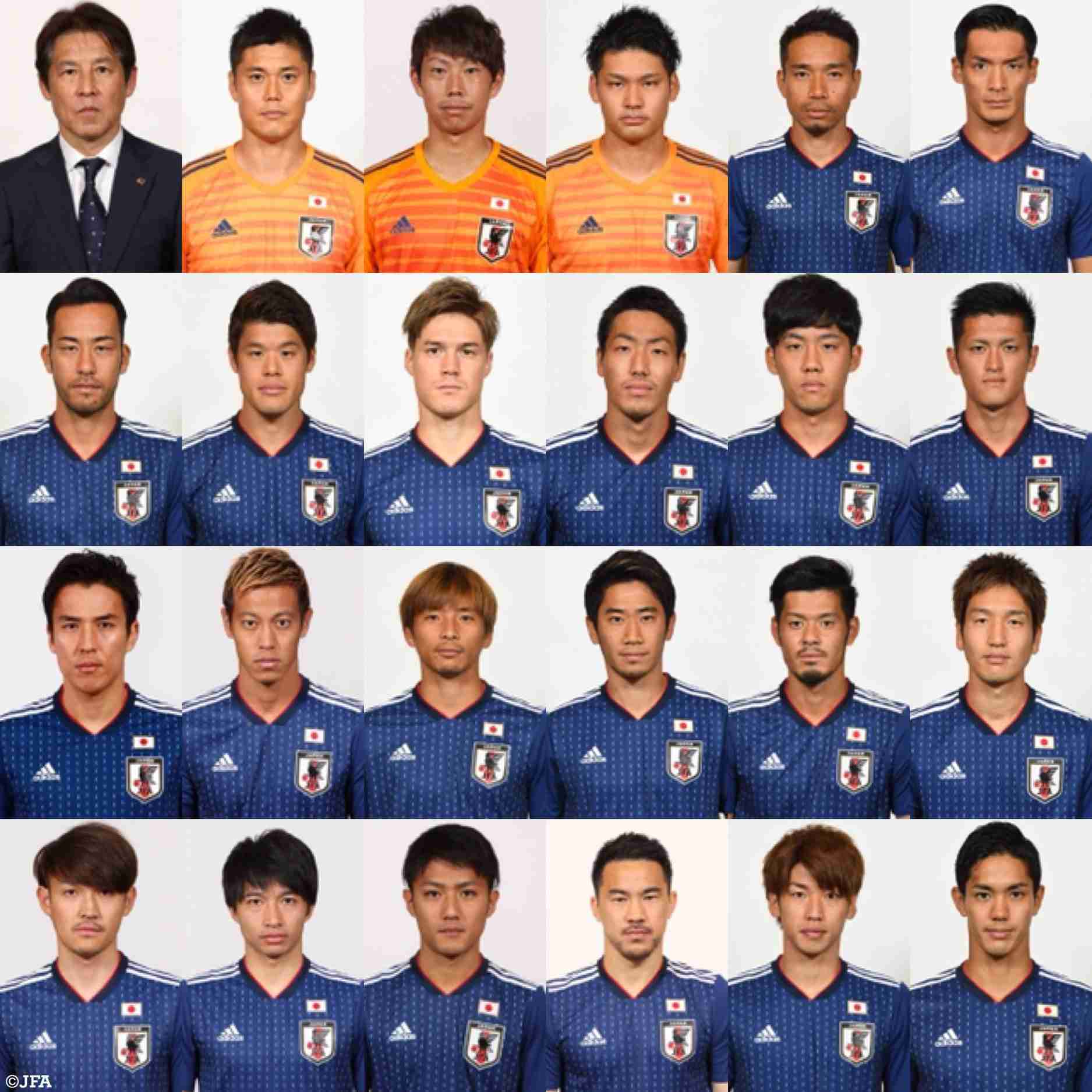サッカー日本代表選手の好きな写真を貼る