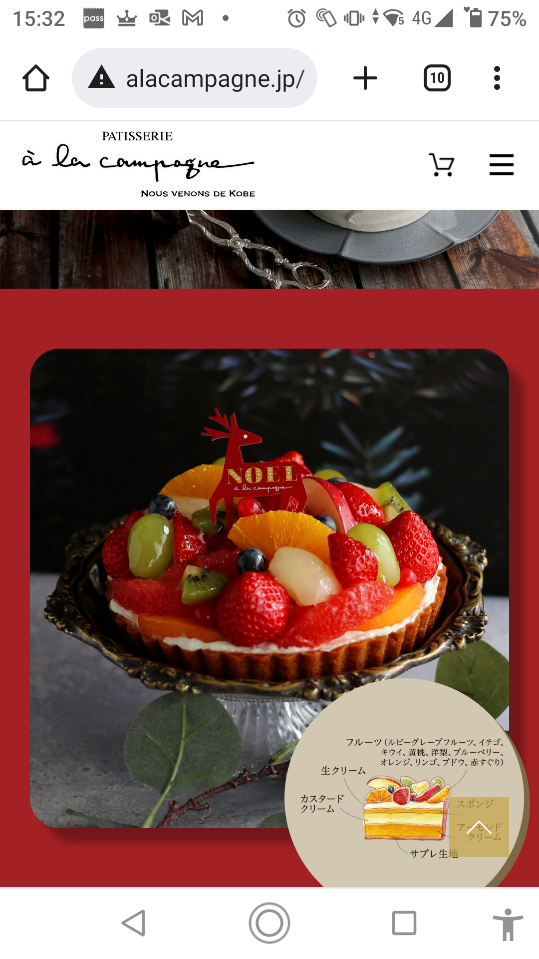 クリスマスケーキ2022