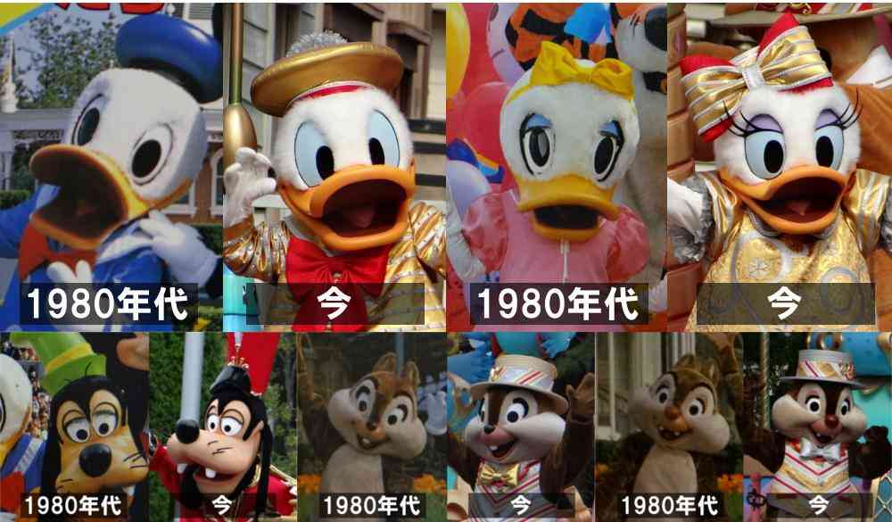 いろんなものの昔と今の比較画像