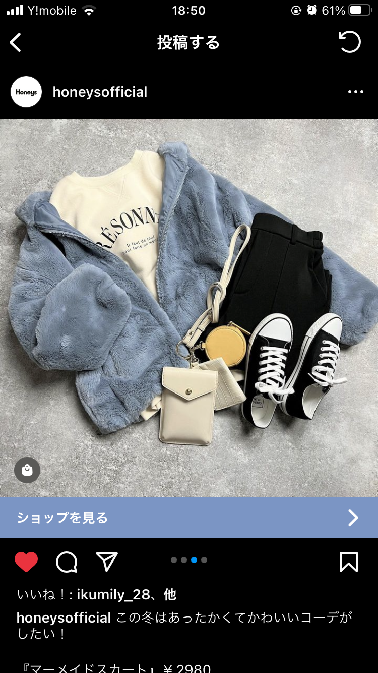 最近ハニーズで購入したもの