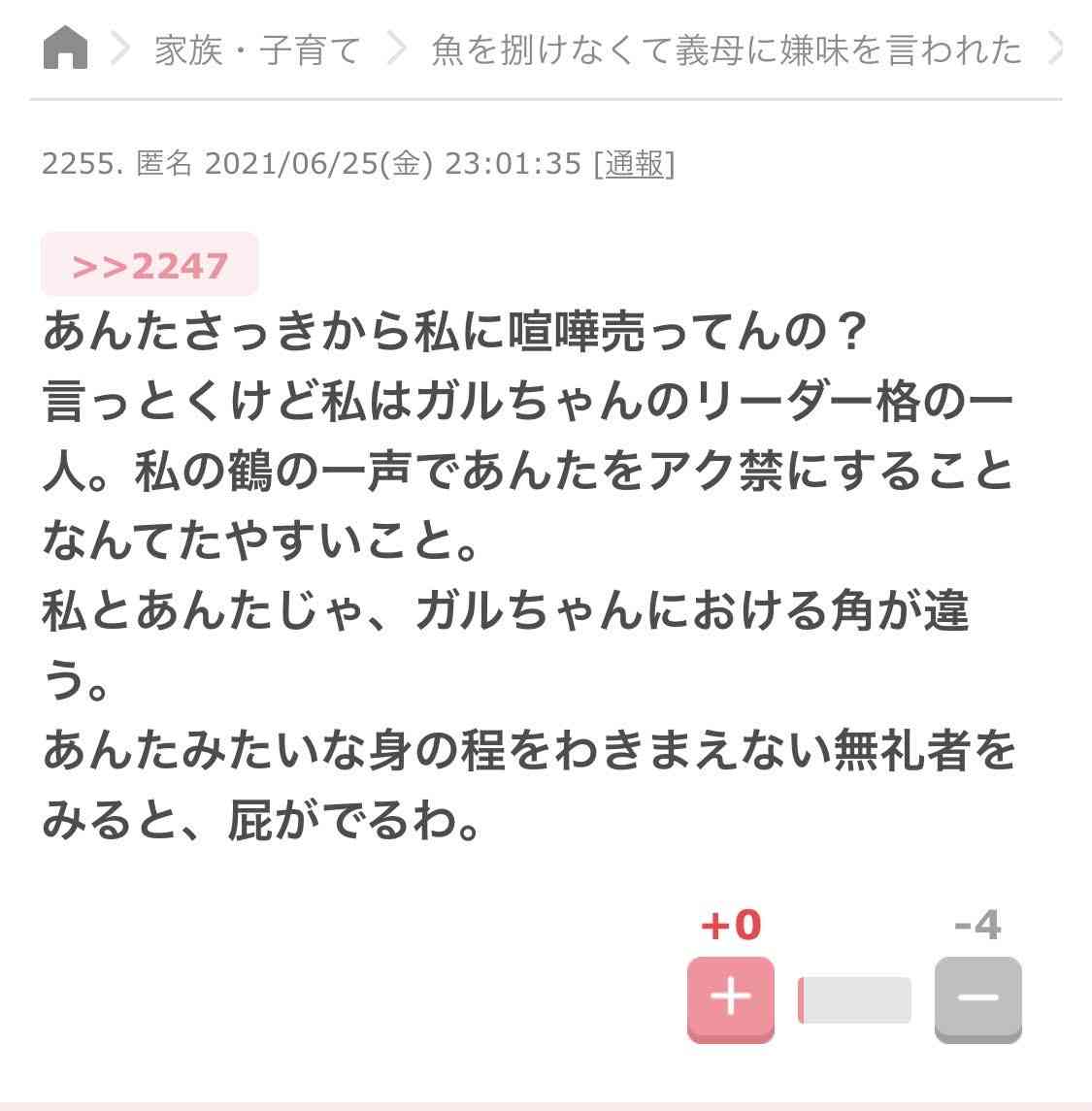 ガルちゃんで思わずスクショしたコメントpart10