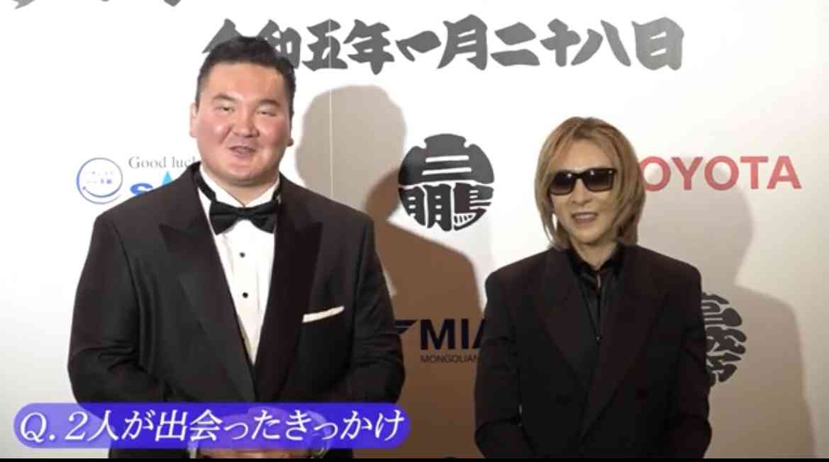デヴィ夫人、元白鵬のパーティー