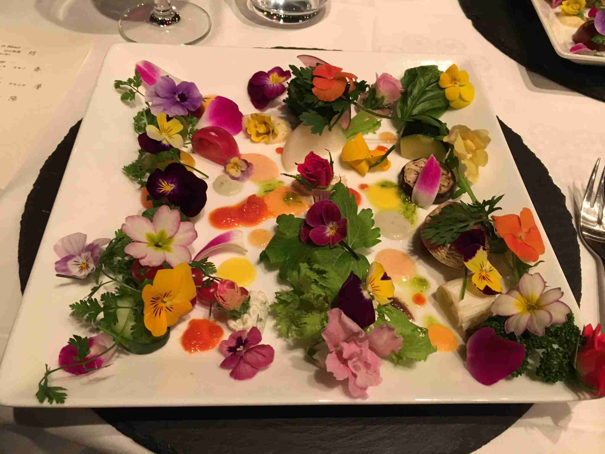 お洒落な食べ物食べたことありますか