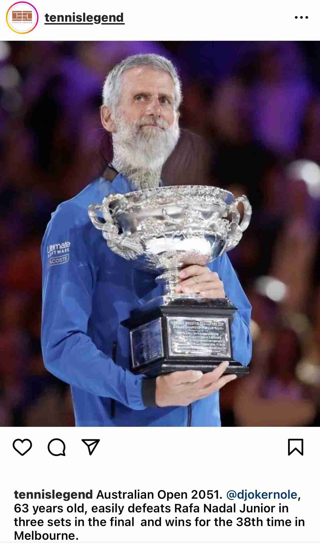 【全豪テニス】ジョコビッチ優勝、４大大会22勝目！ナダルに並び男子最多