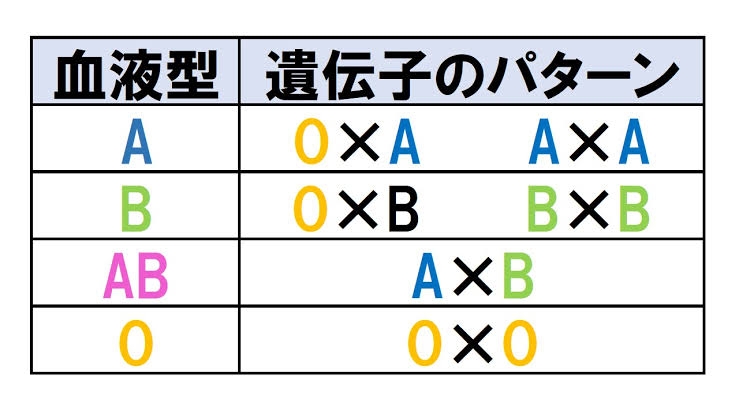 子供の血液型、知っていますか？