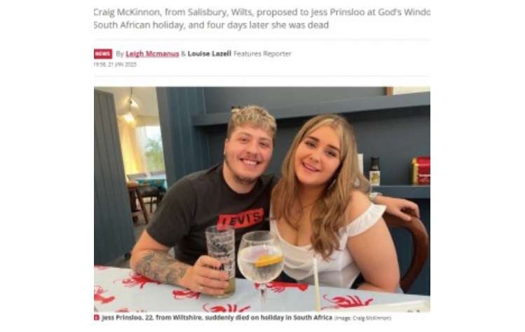 紅茶をかき混ぜたスプーンが命取りに　24歳女性、プロポーズされた4日後に死亡（南ア）