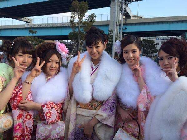 有名人の成人式の画像