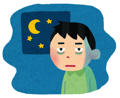 睡眠不足の時の症状