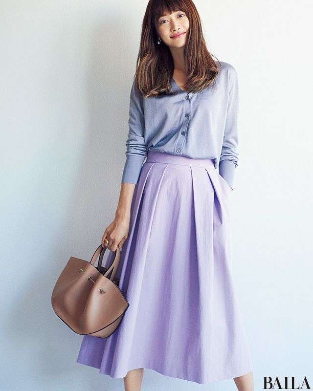 ブルベ冬の春ファッション