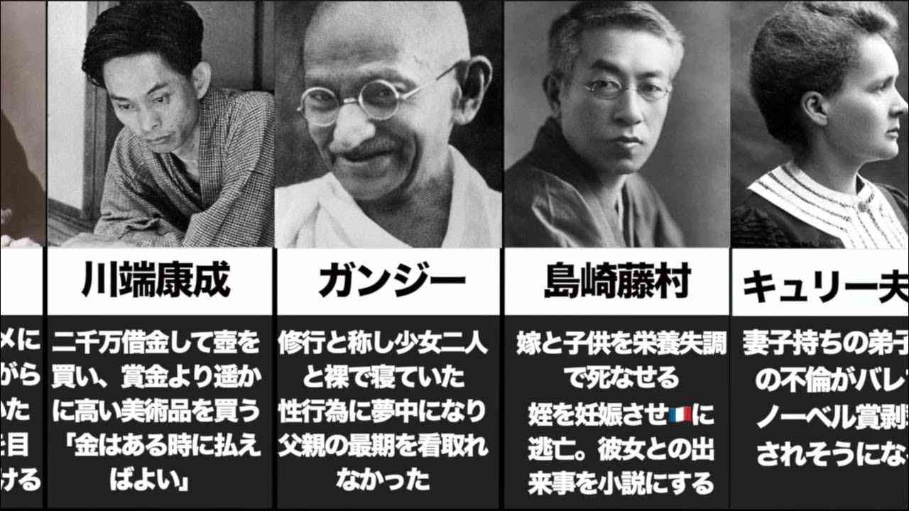 【国内】偉人のクズエピソード【海外】Part5