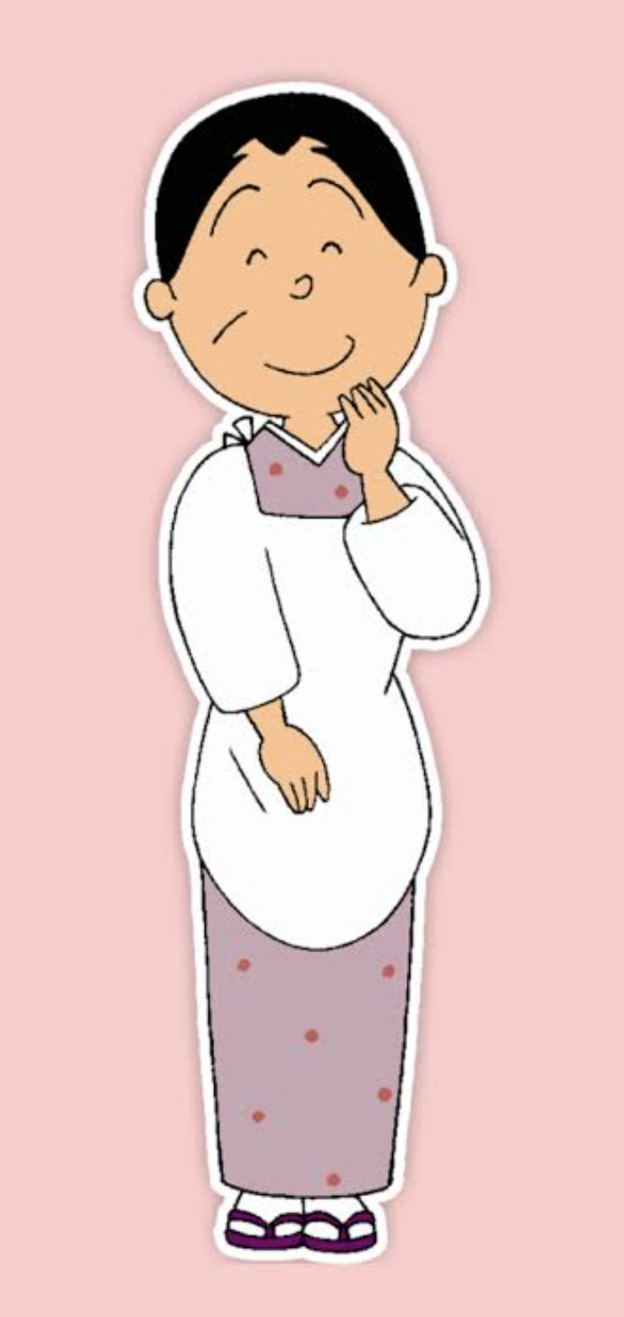 割烹着使ってる人