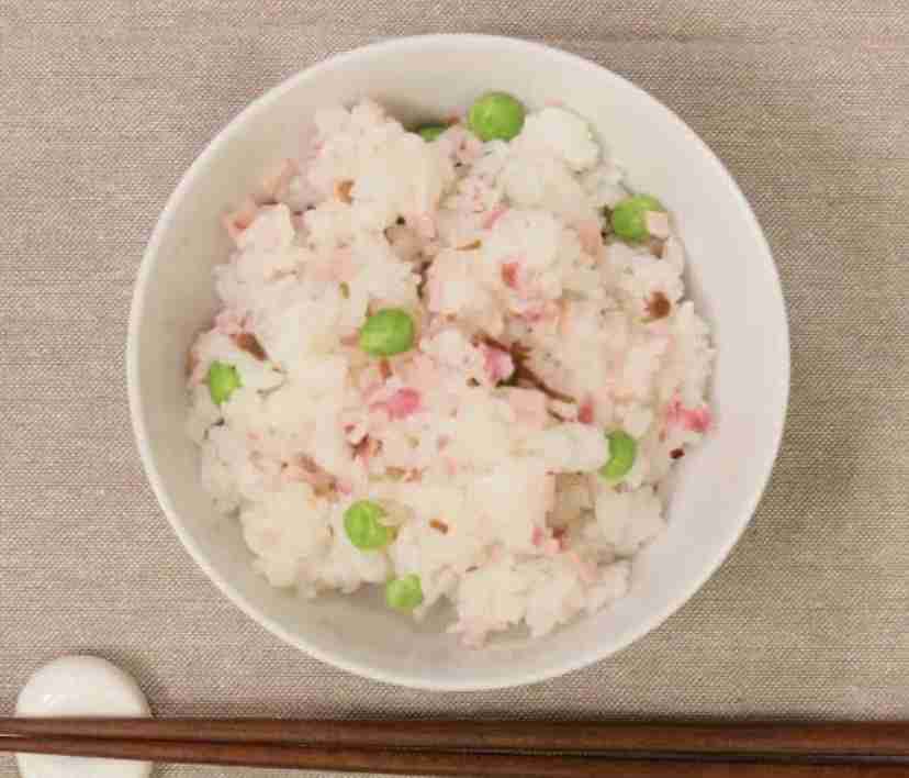 春!って感じの食事メニュー