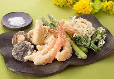 春!って感じの食事メニュー