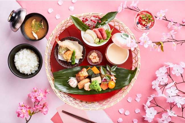 春!って感じの食事メニュー