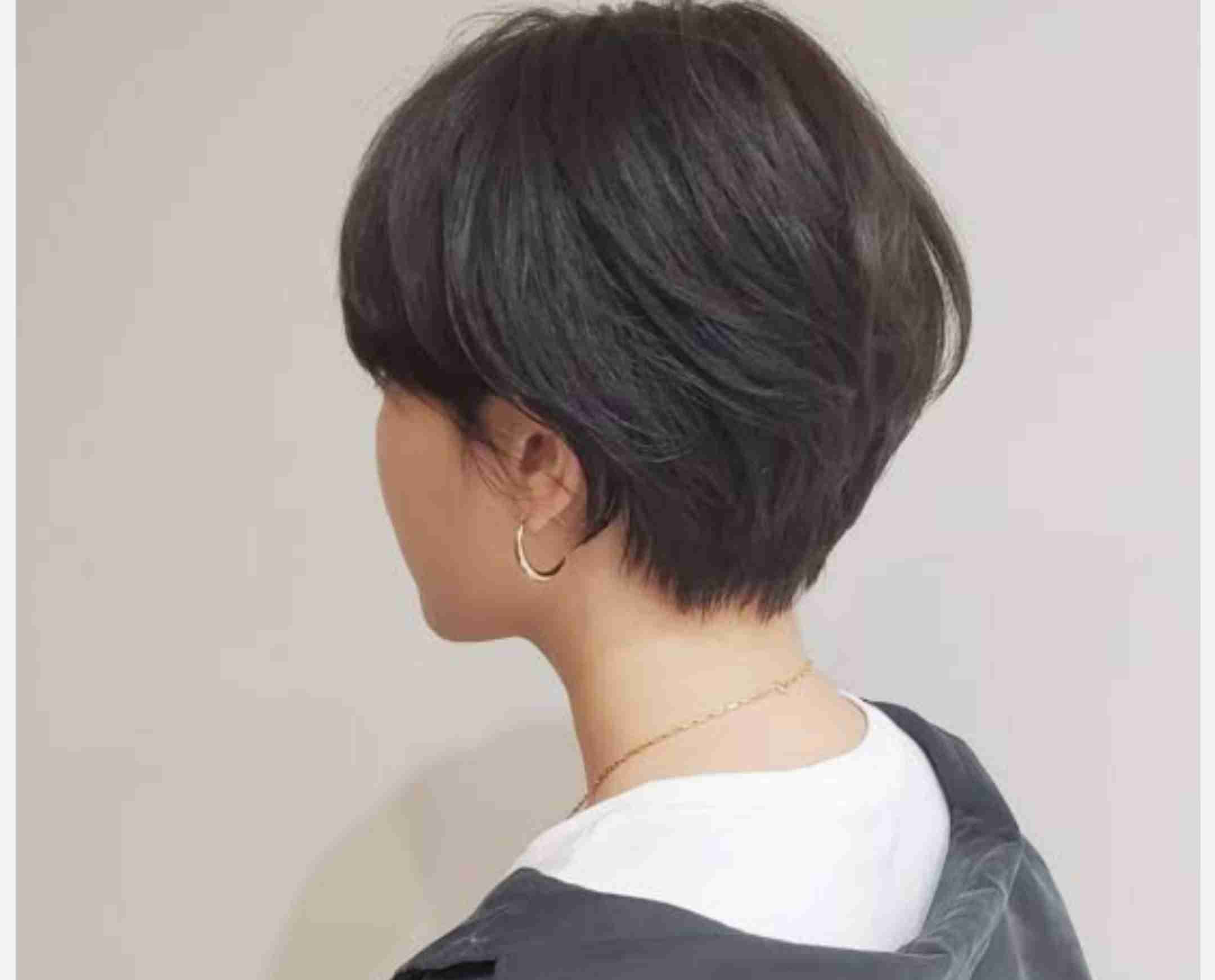 くせ毛のショートヘア