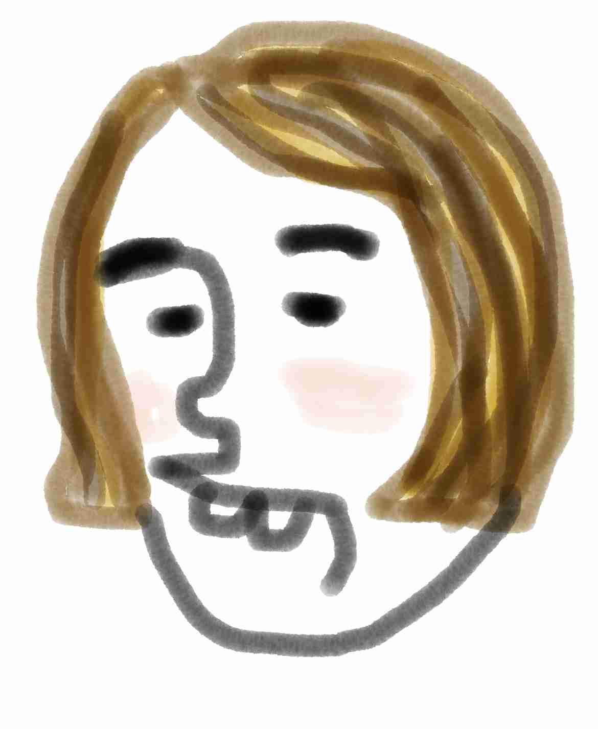 自画像を描くトピ