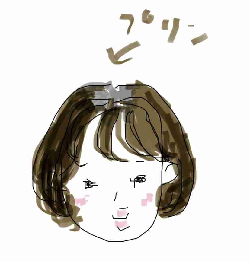 自画像を描くトピ