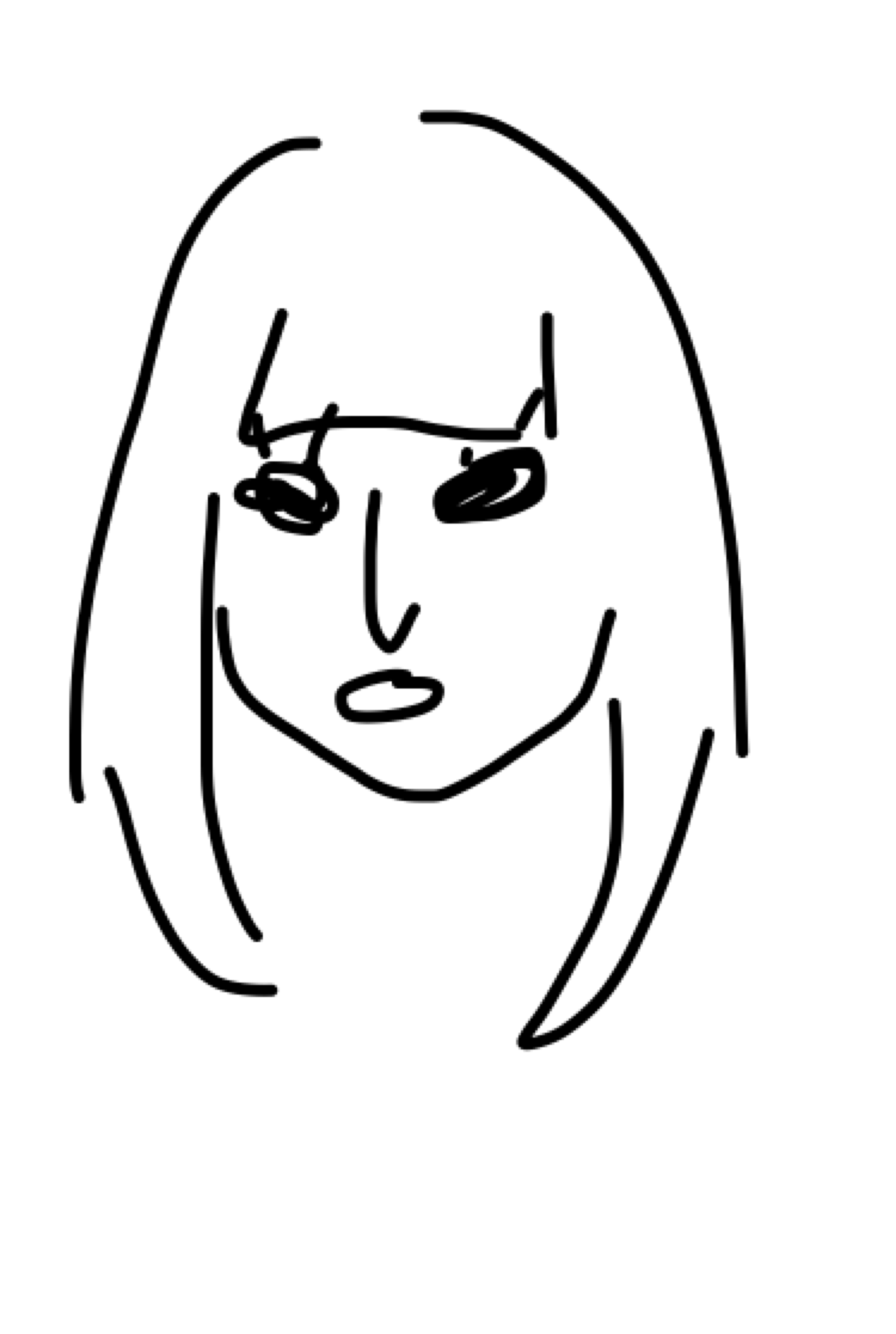 自画像を描くトピ