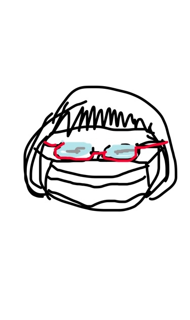 自画像を描くトピ