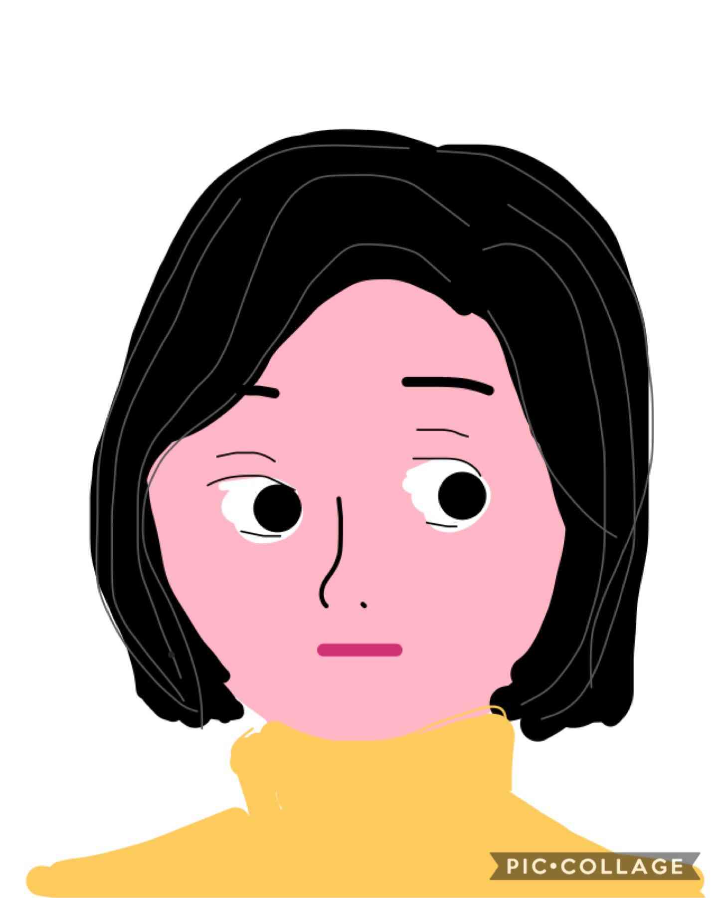 自画像を描くトピ