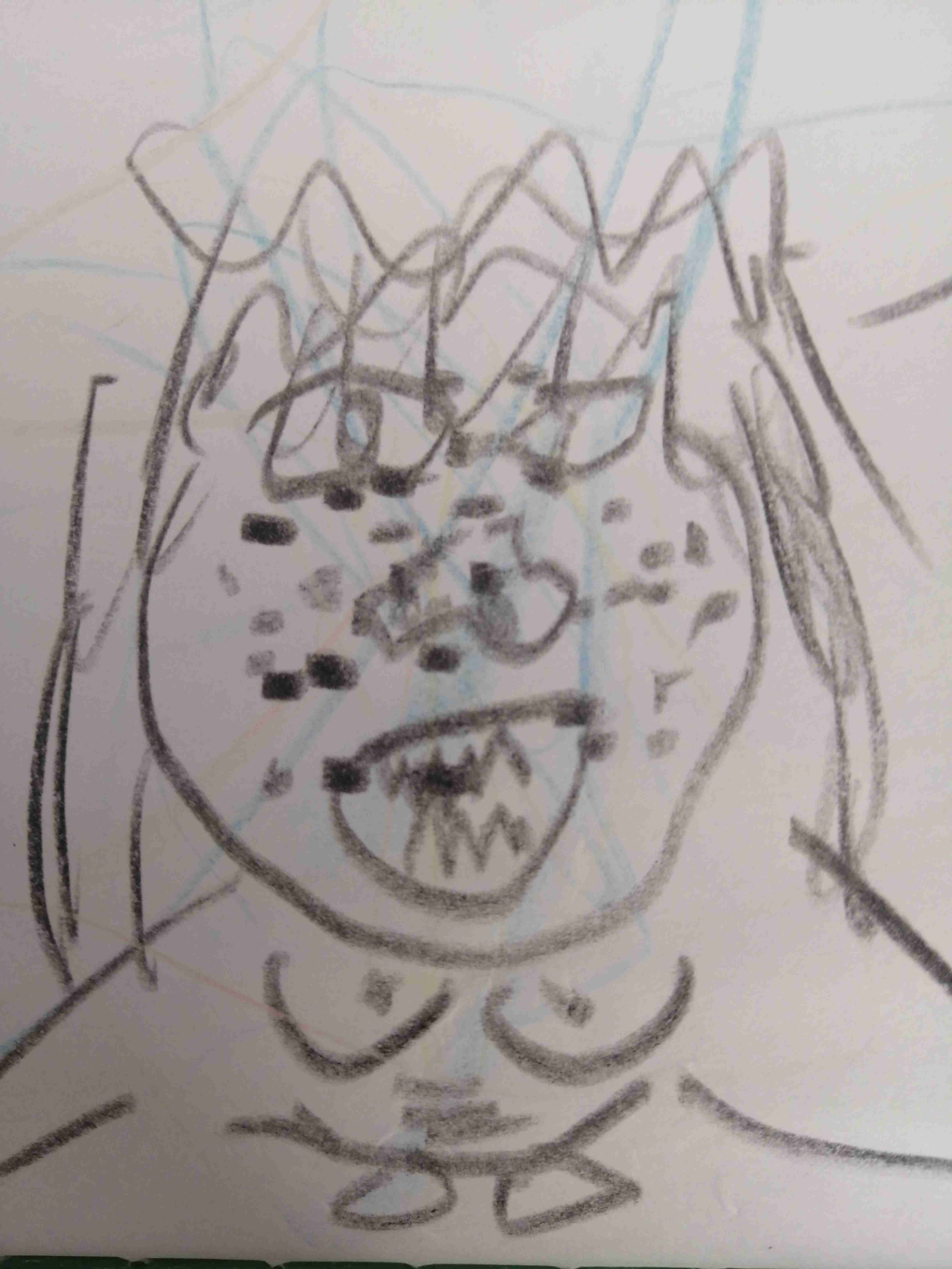 自画像を描くトピ