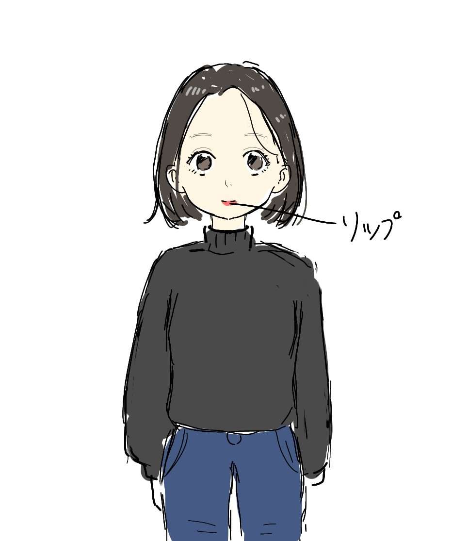 自画像を描くトピ