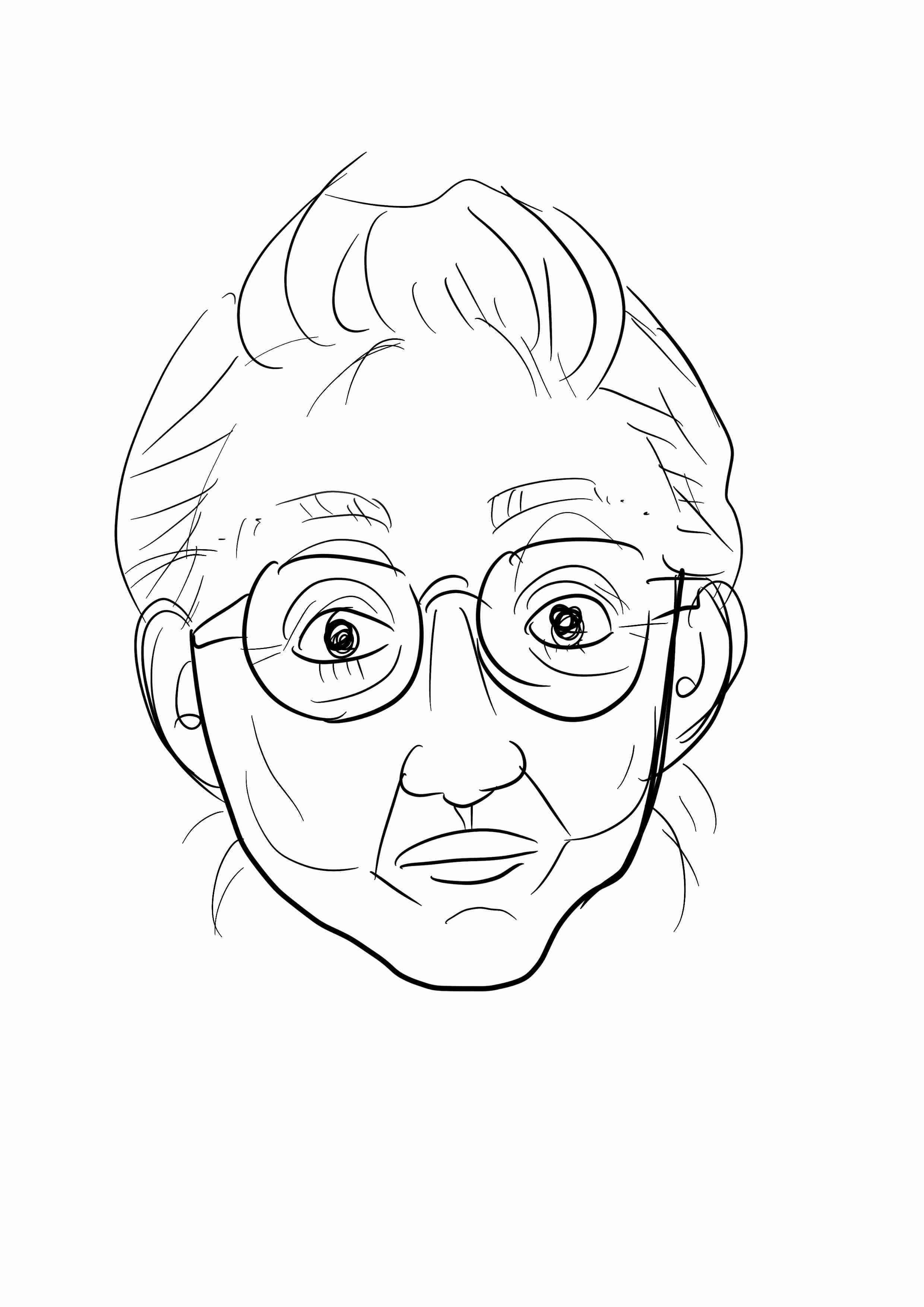 自画像を描くトピ