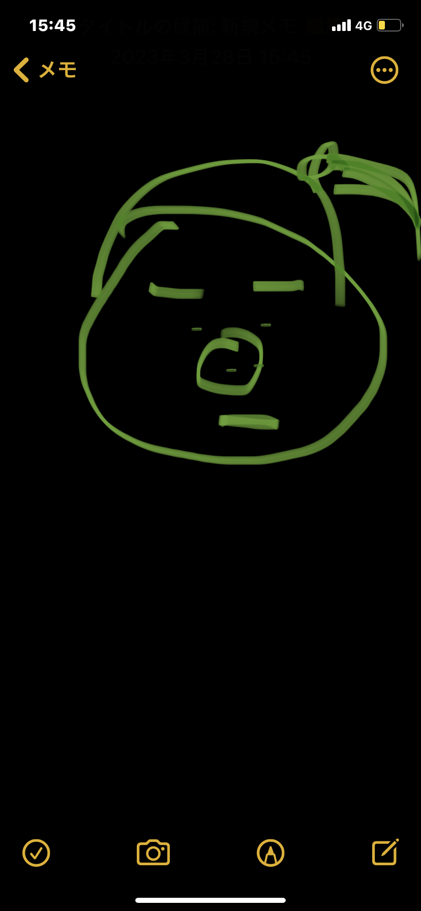 自画像を描くトピ