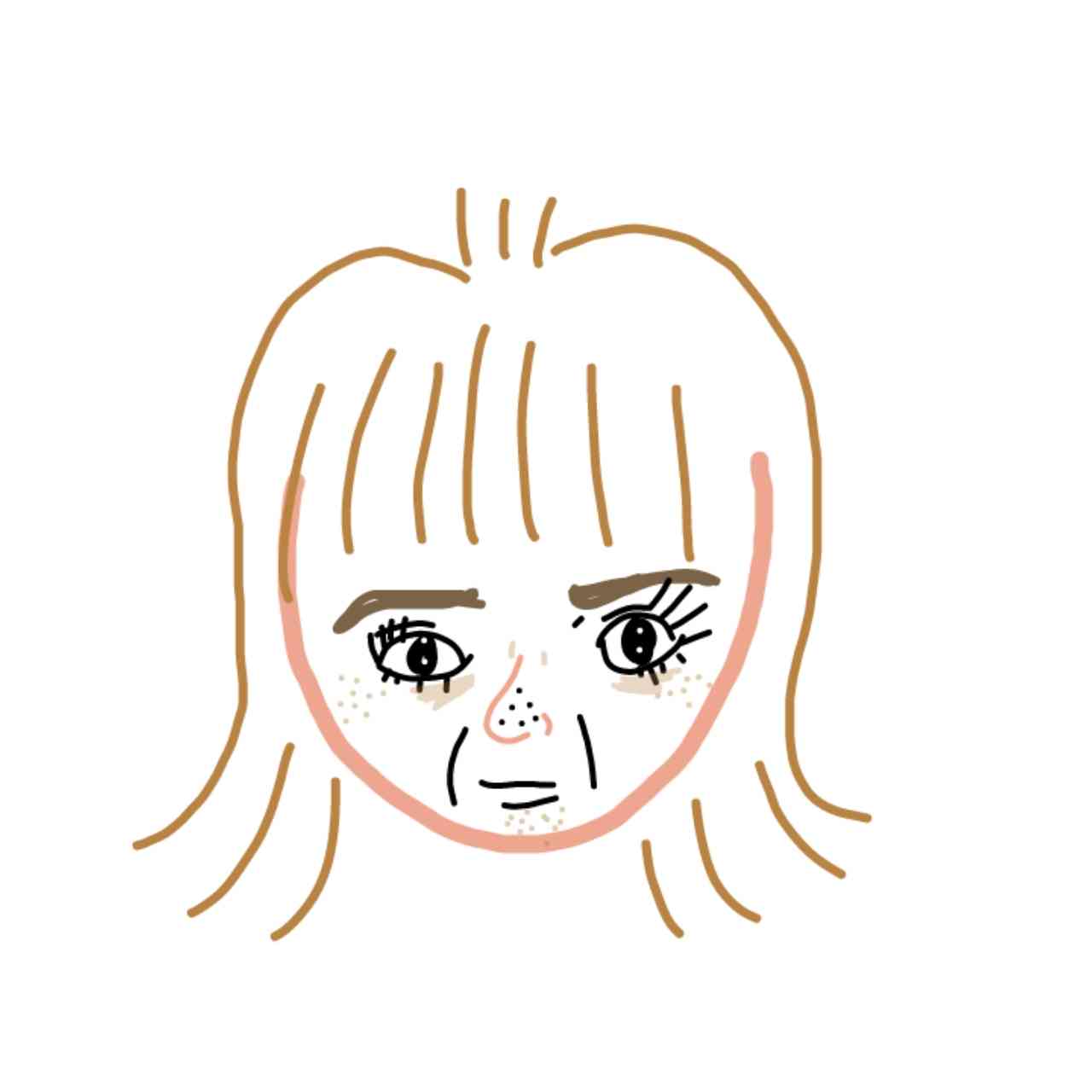 自画像を描くトピ