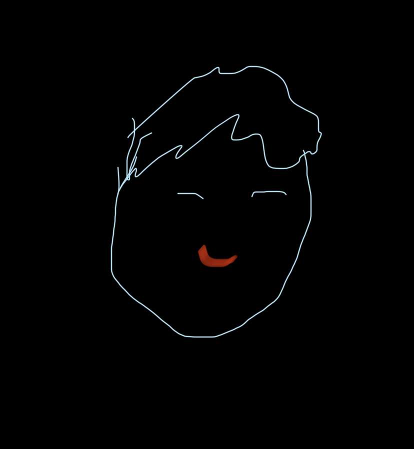 自画像を描くトピ