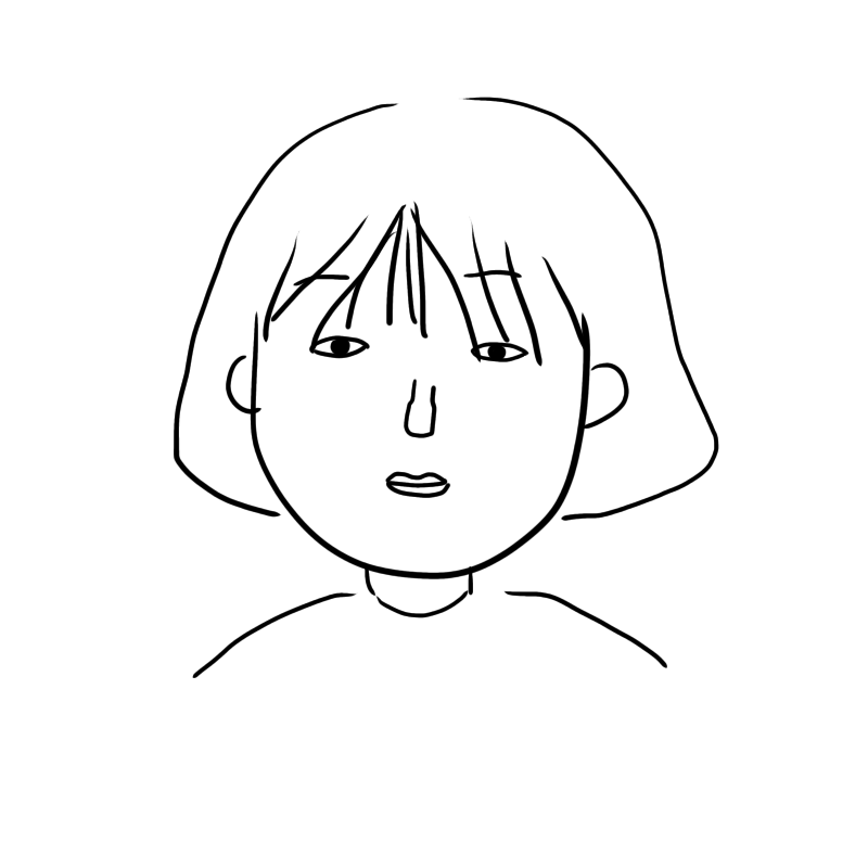 自画像を描くトピ