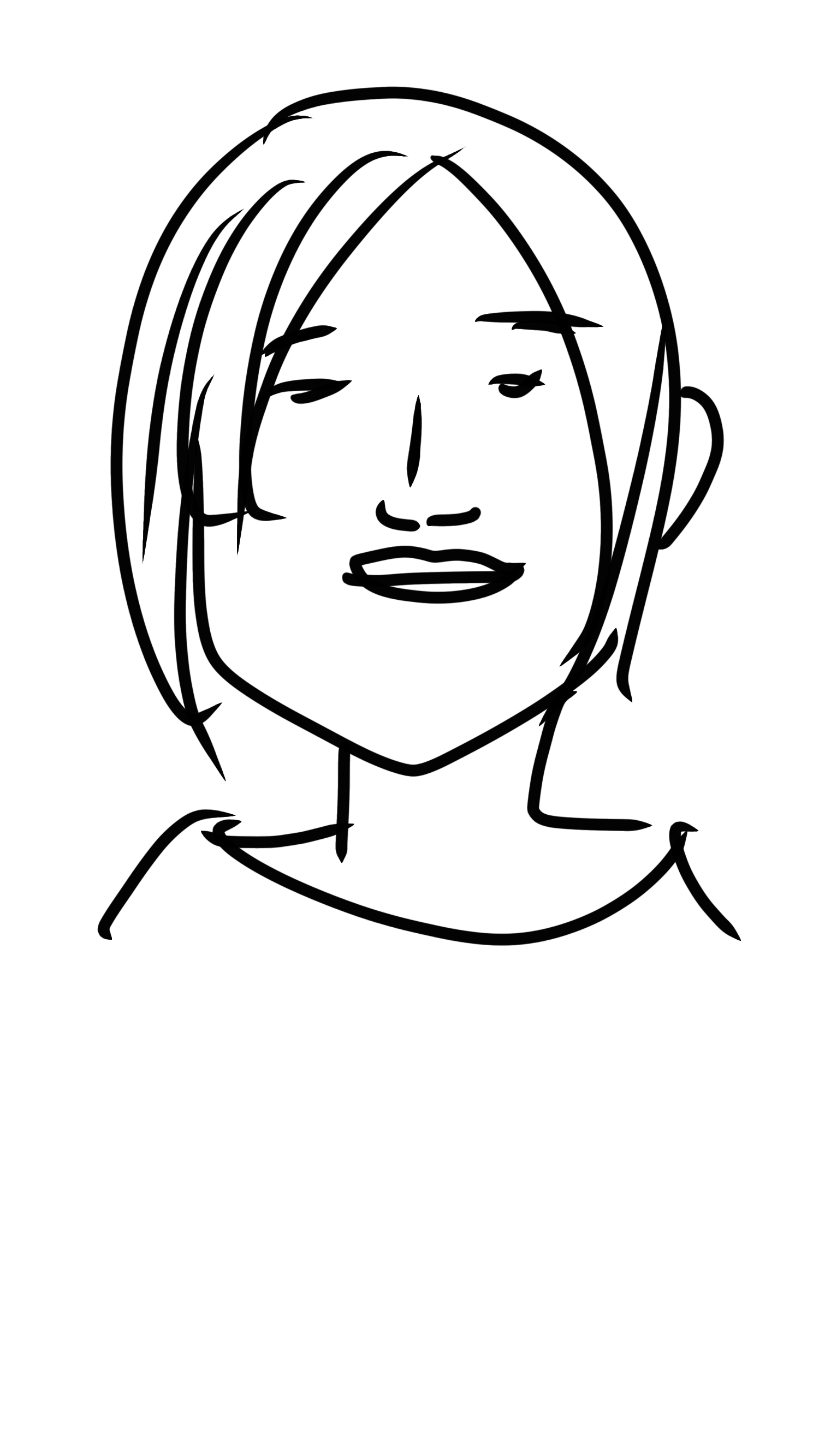 自画像を描くトピ