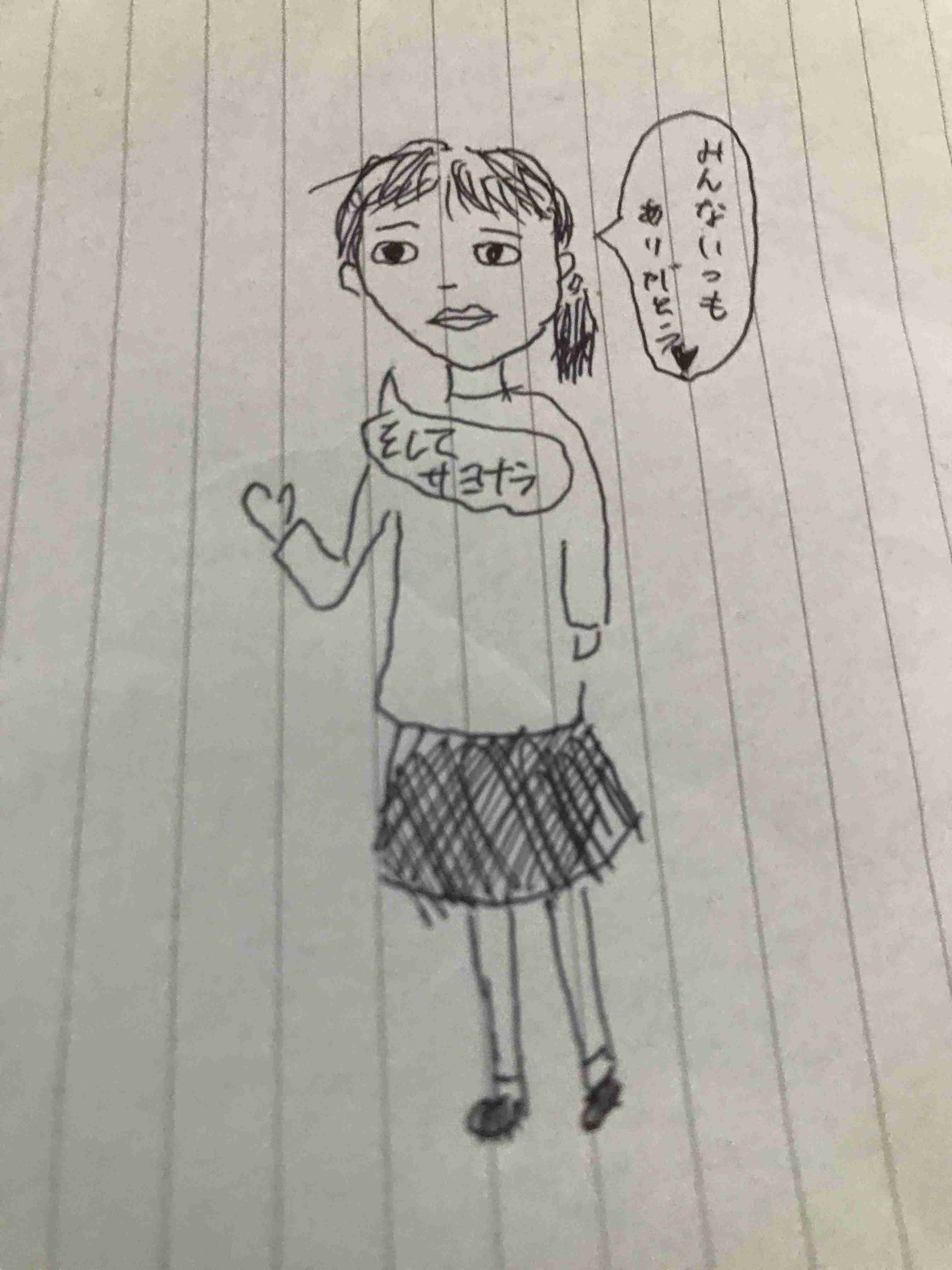 自画像を描くトピ
