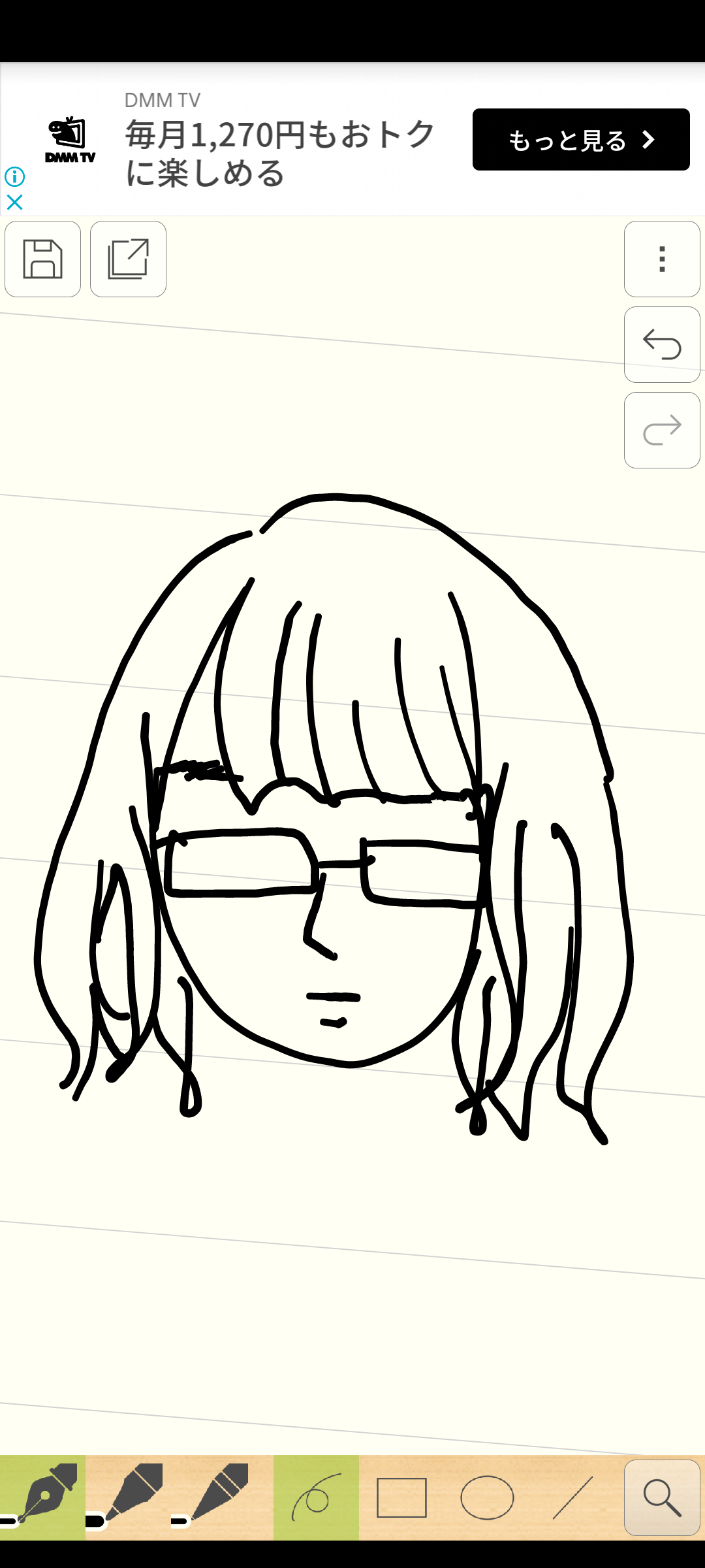 自画像を描くトピ