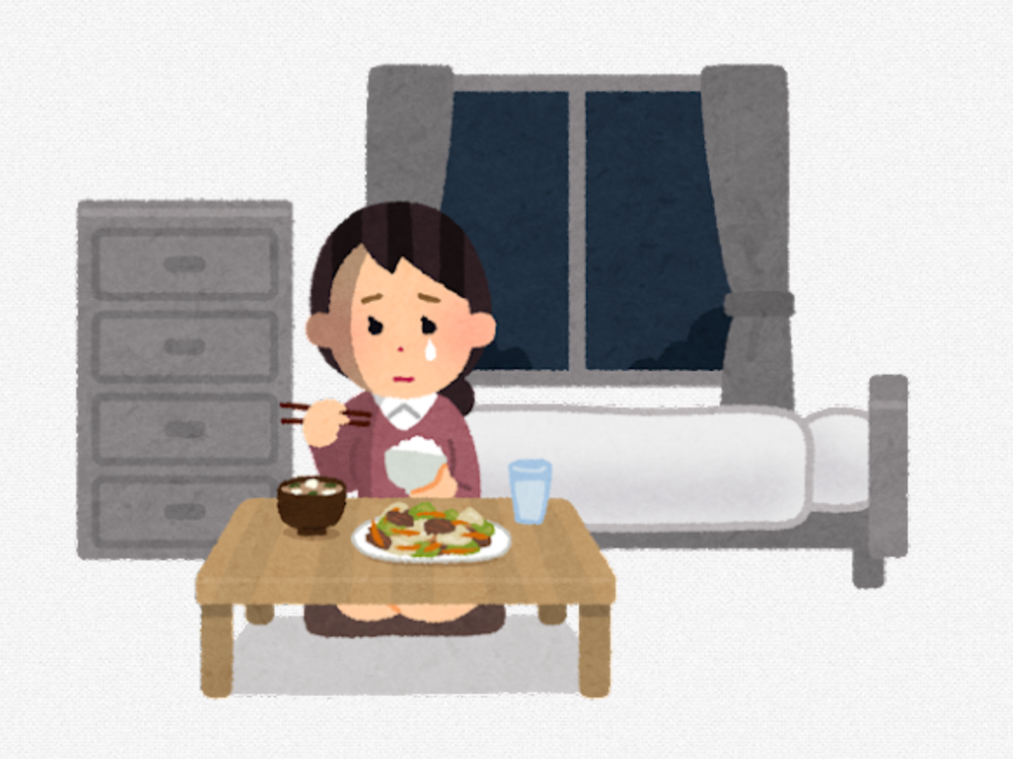 新生活！寂しい！