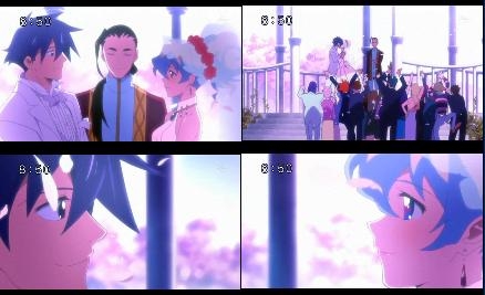 2次元キャラのラブラブなシーン